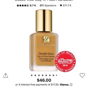 Estée Lauder Double Wear Foundation 2W1